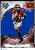 Gunner Stockton 2025 Bowman's Best Blue Refractor RC 21/150 Georgia Bulldogs