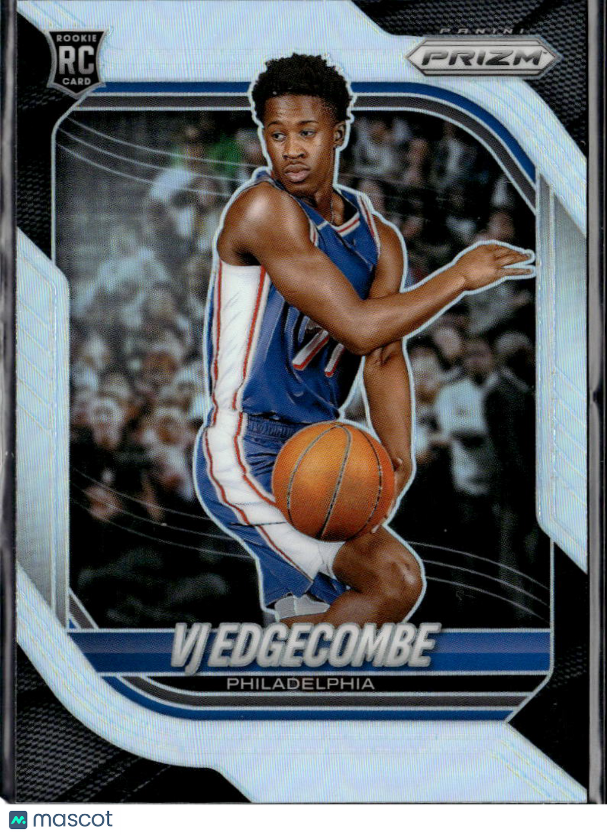VJ Edgecombe 2025 Prizm Silver Prizm Rookei RC Philadelphia 76ers