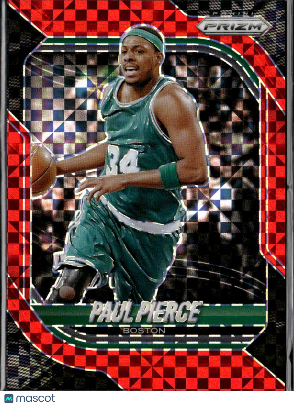 Paul Pierce 2026 Prizm Red Checkerboard 68/75 Boston Celtics