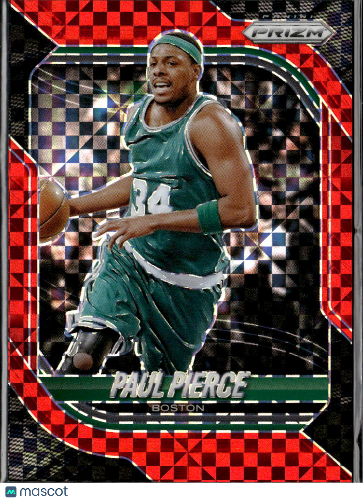 Paul Pierce 2026 Prizm Red Checkerboard 68/75 Boston Celtics