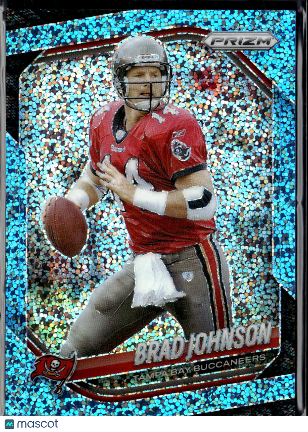 Brad Johnson 2025  Prizm Blue Shimmer 88/96 Tampa Bay Buccaneers