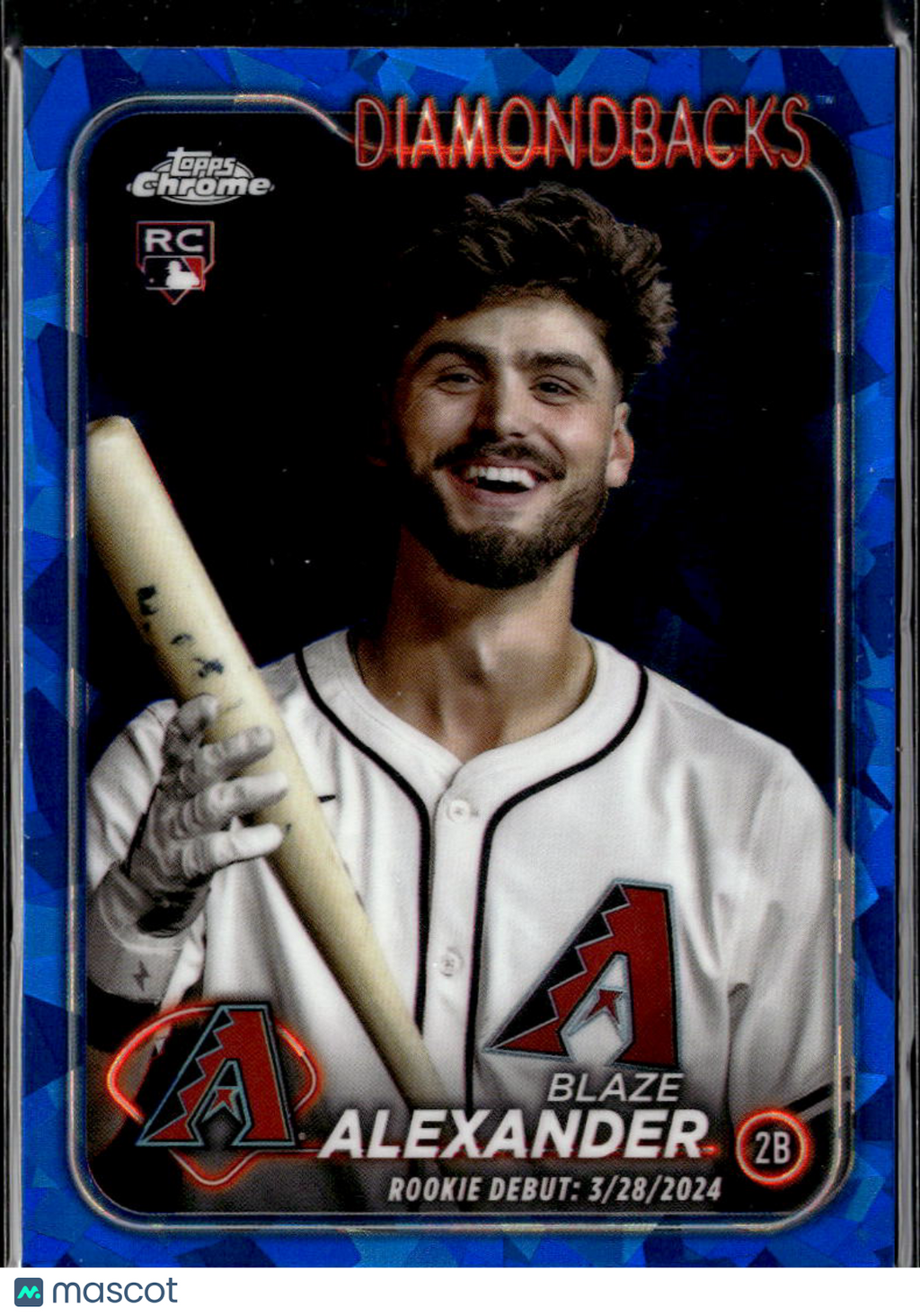 Blaze Alexander 2024 Topps Chrome Sapphire Edition RC Arizona Diamondbacks