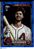 Blaze Alexander 2024 Topps Chrome Sapphire Edition RC Arizona Diamondbacks