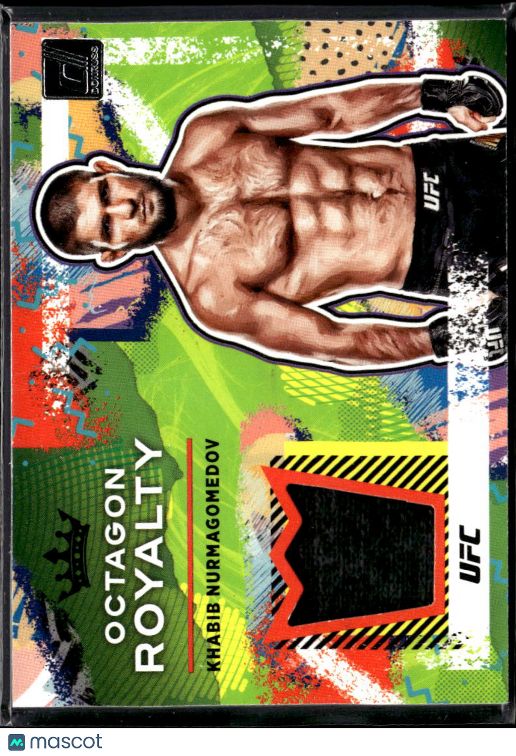 Khabib Nurmagomedov 2022 Donruss Octagon Royalty Fighter Worn Patch UFC