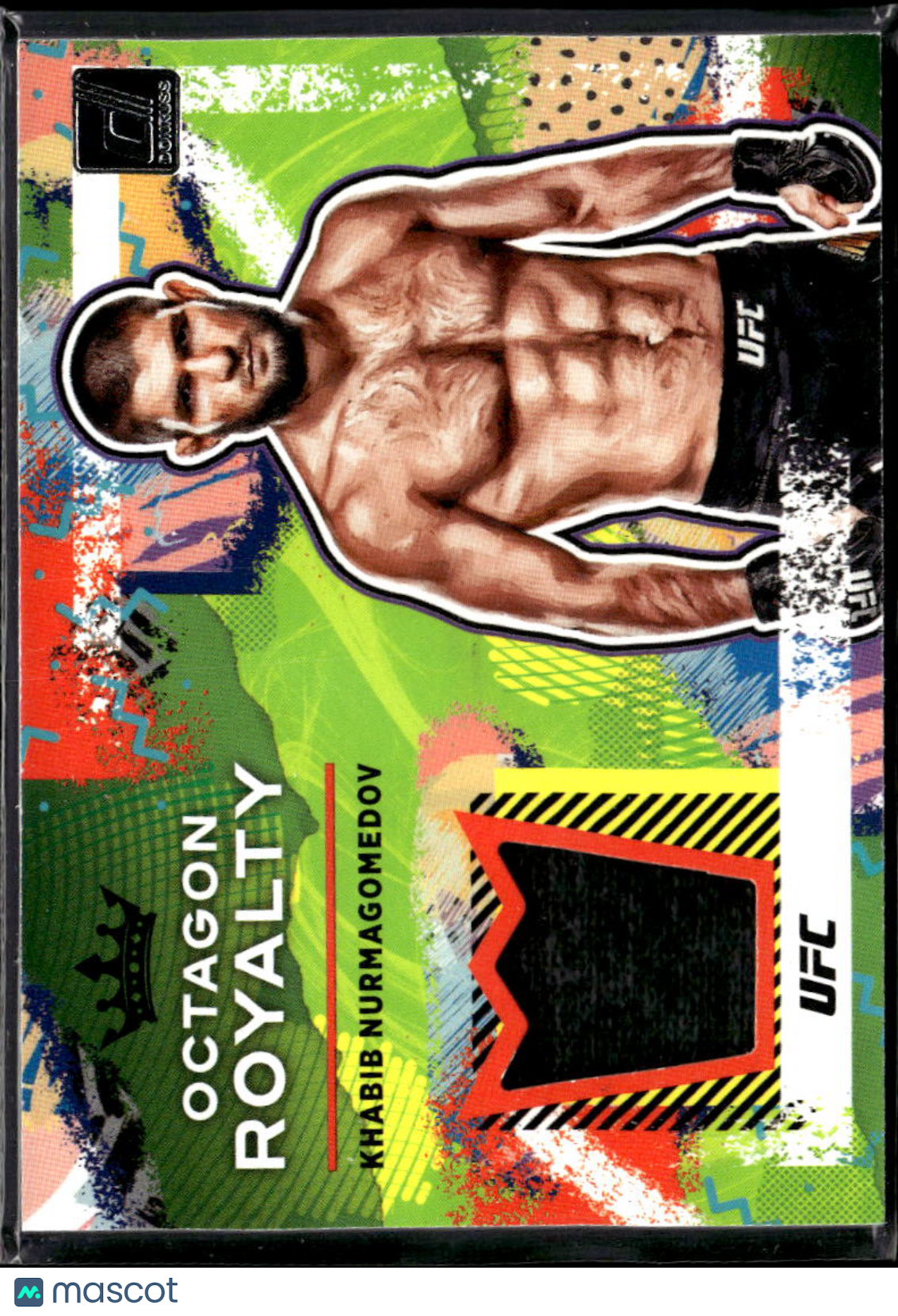 Khabib Nurmagomedov 2022 Donruss Octagon Royalty Fighter Worn Patch UFC