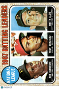 Roberto Clemente Tony Gonzalez Matty Alou 1968 Topps #1 Pirates Phillies