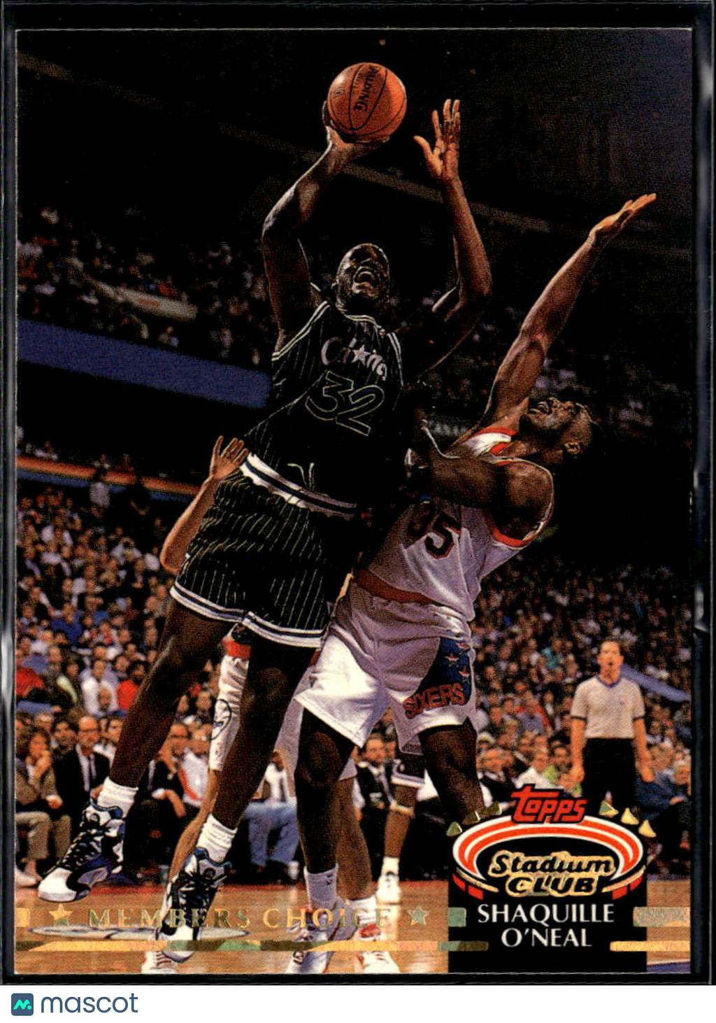 Shaquille O'Neal 1992-93 Topps Stadium Club Members Choice RC Orlando Magic