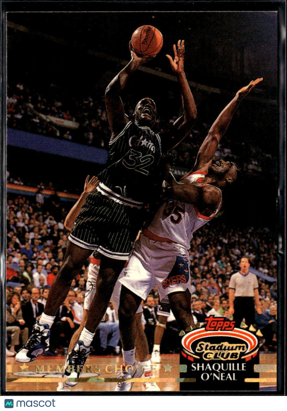 Shaquille O'Neal 1992-93 Topps Stadium Club Members Choice RC Orlando Magic