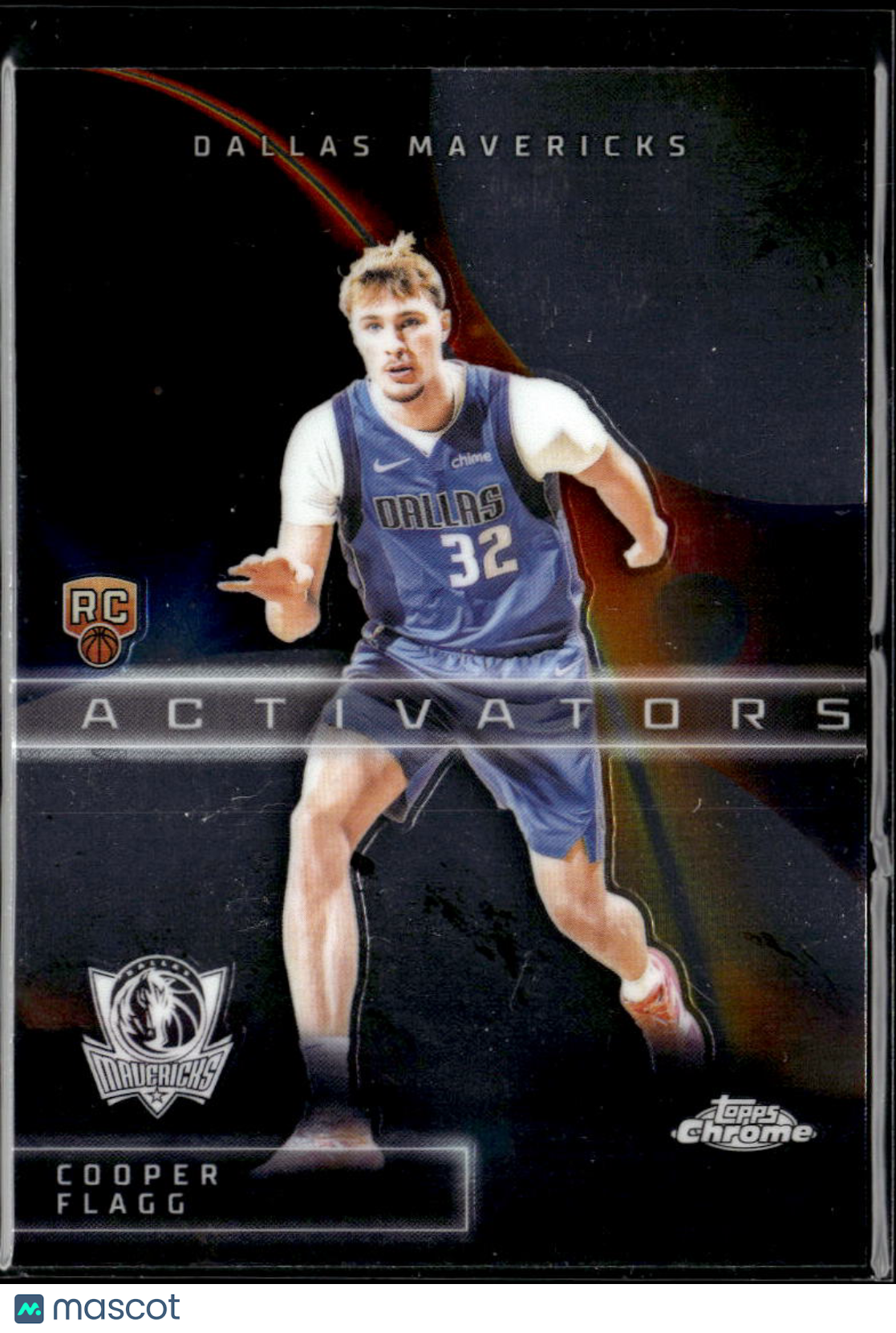 Cooper Flagg 2025 Topps Chrome Activators RC Rookie Dallas Mavericks