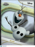 Olaf 2025 Topps Chrome Disney REFRACTOR #113