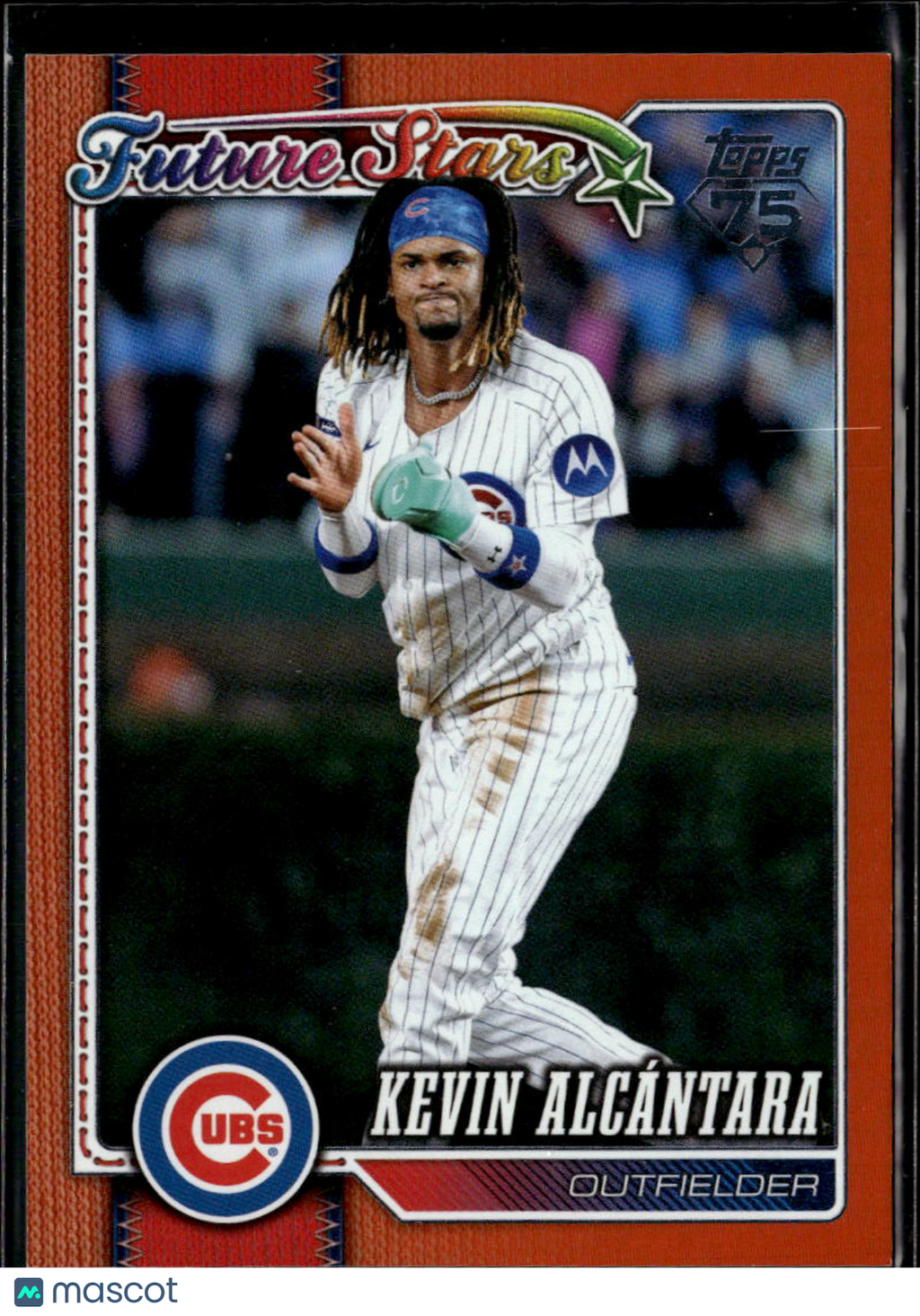 Kevin Alcantara 2026 Topps Series Two Orange Border 15/25 Chicago Cubs