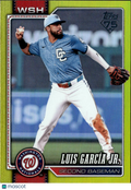 Luis García Jr. 2026 Topps Series Two Yellow 23/399 Washington Nationals