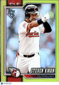 Steven Kwan 2026 Topps Series Two Yellow /399 Cleveland Guardians