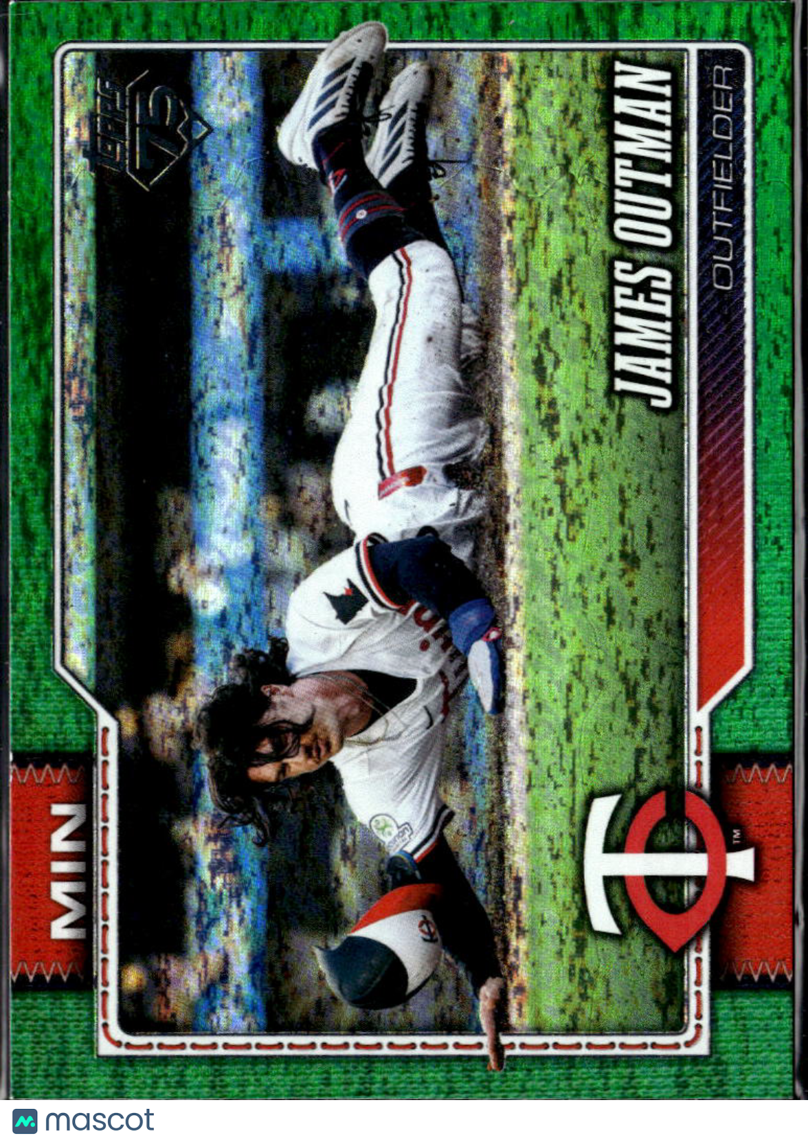 James Outman 2026 Topps Series Two Green 96/99 Minnesota Twins