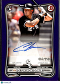 Colson Montgomery 2026 Bowman Auto Autograph Purple RC 67/250 Chicago White Sox