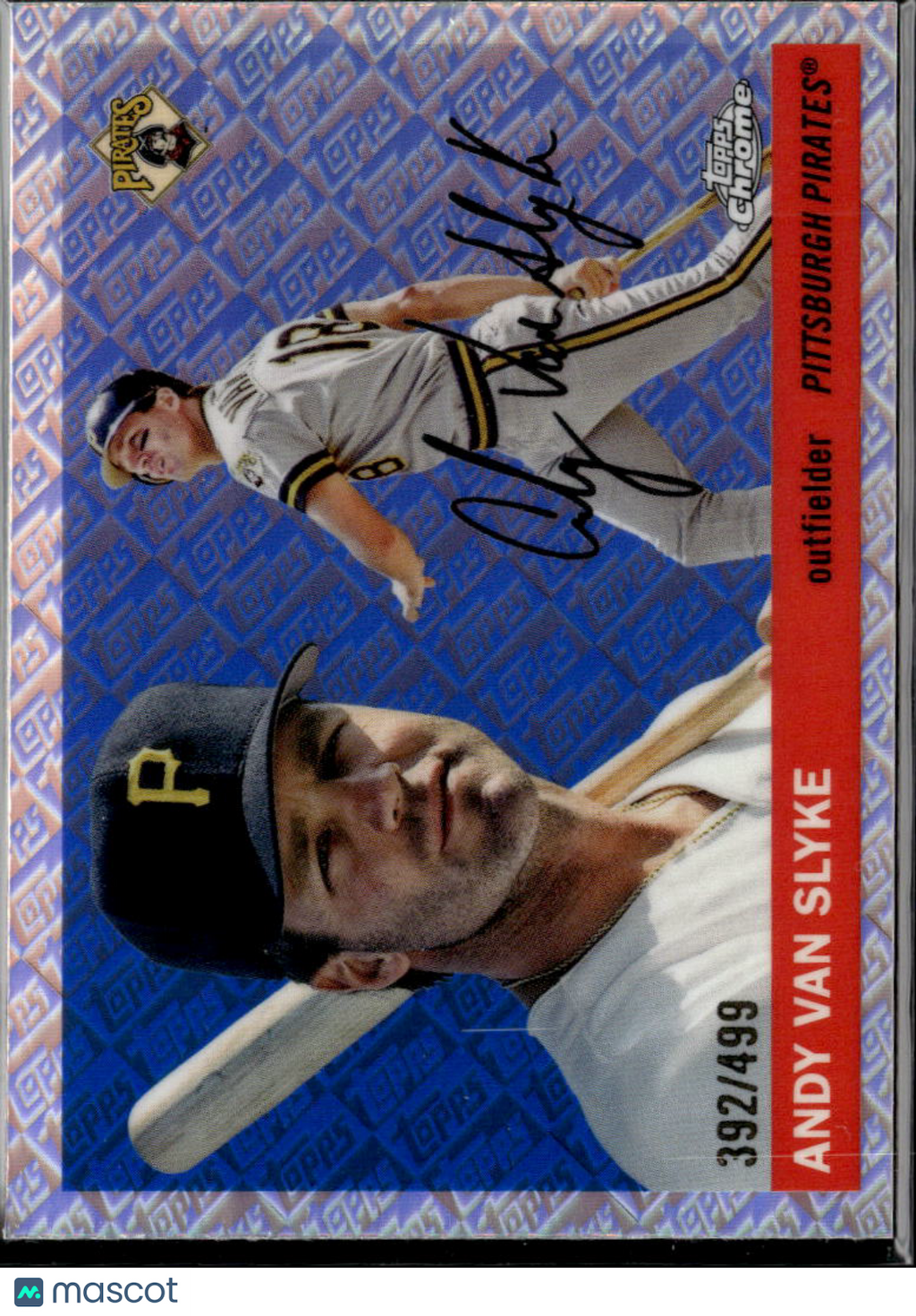 Andy Van Slyke 2025 Topps Chrome Platinum Logofractor /499 Pittsburgh Pirates
