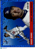 Hideo Nomo 2025 Topps Chrome Platinum Blue /100 Los Angeles Dodgers