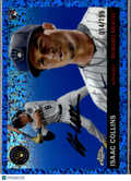 Isaac Collins 2025 Topps Chrome Platinum Blue /199 Milwaukee Brewers