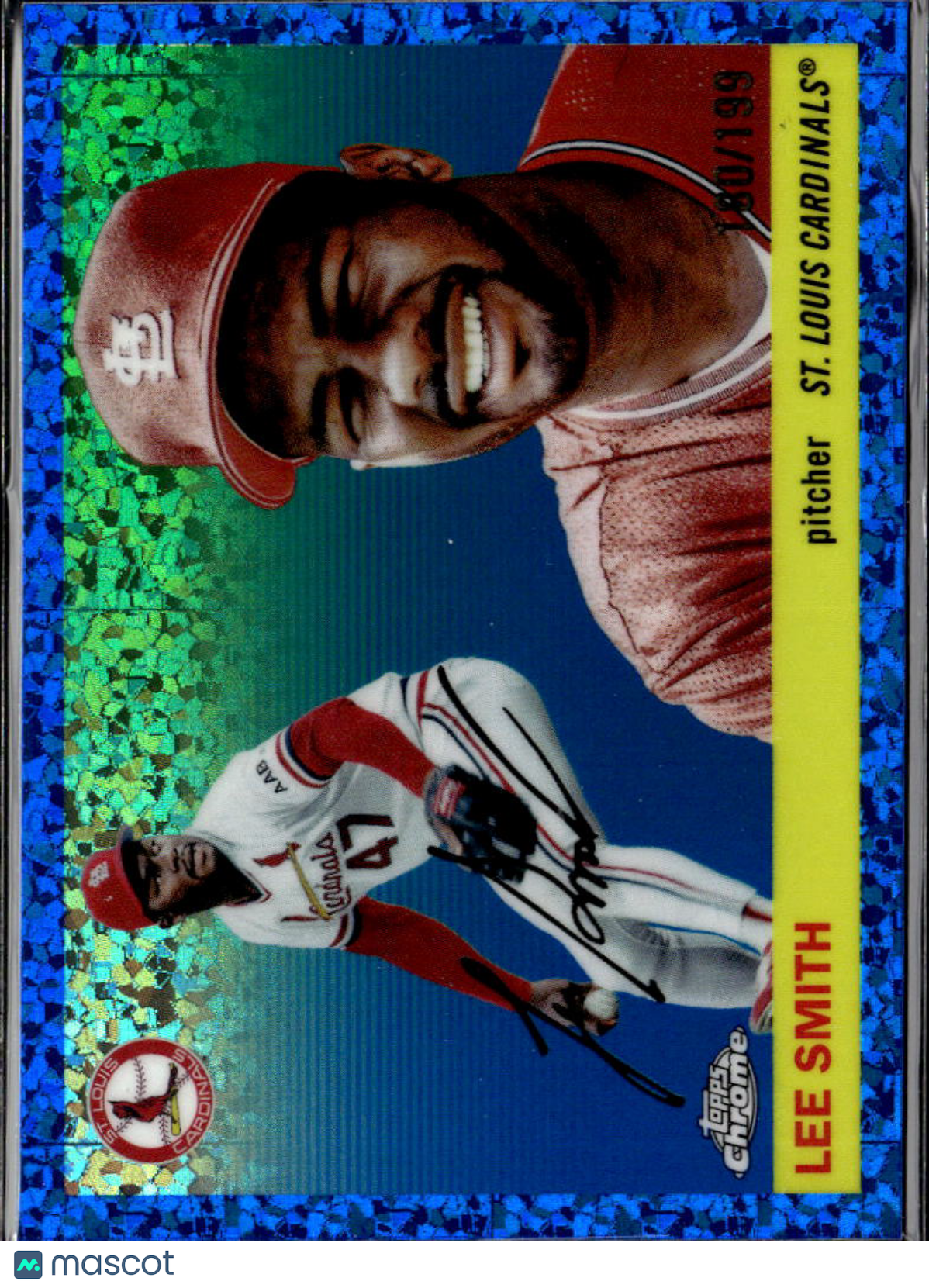 Lee Smith 2025 Topps Chrome Platinum Blue /199 St. Louis Cardinals