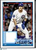 Owen Caissie 2026 Topps Jersey Patch RC Rookie Chicago Cubs