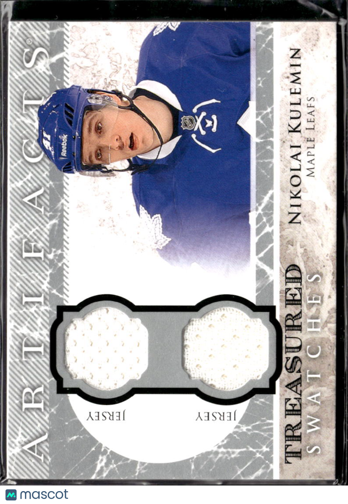 Nikolai Kulemin 2012 Upper Deck Game Worn Jersey Patch Toronto Maple Leafs