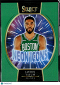 Jayson Tatum 2024-25 Select Neon Icons Green Prizm Boston Celtics