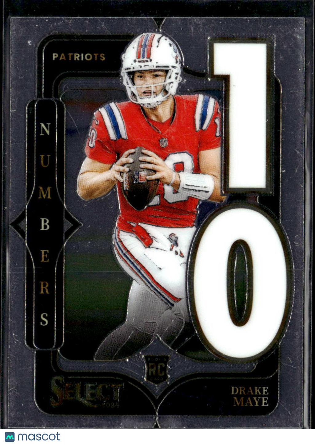 Drake Maye 2024 Select Numbers Rookie RC New England Patriots