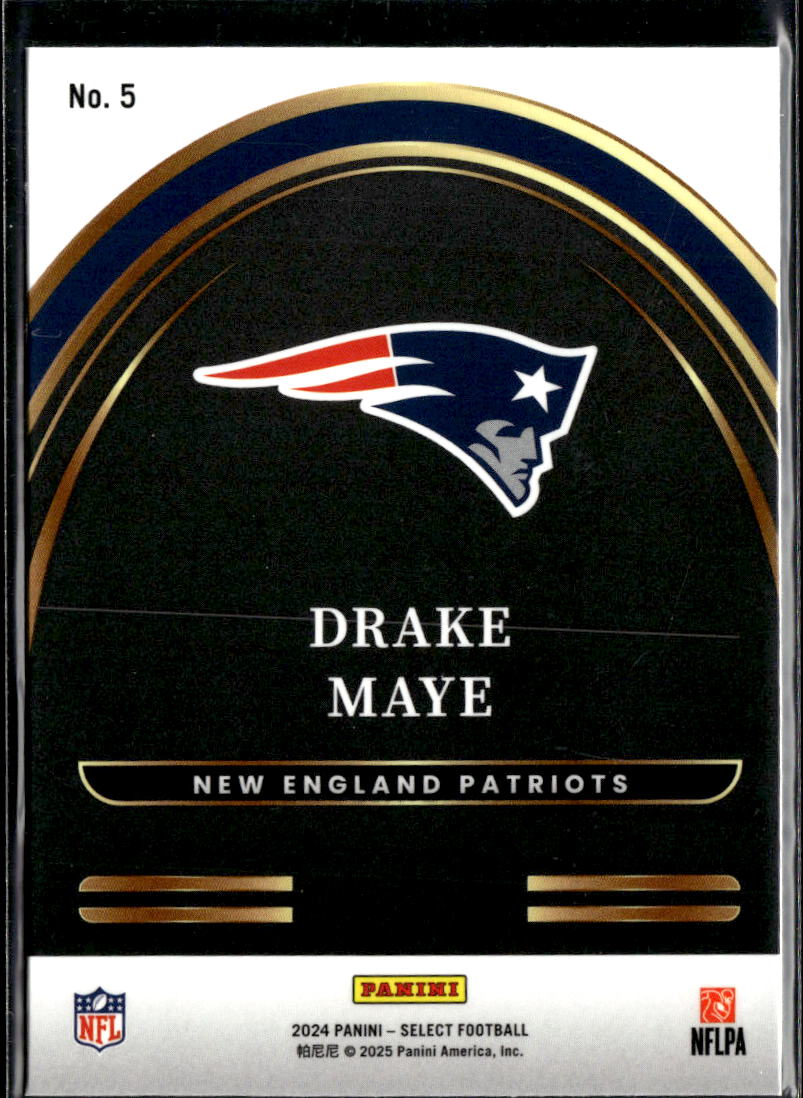 Drake Maye 2024 Select Future Rookie RC New England Patriots