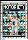Drake Maye 2025 Mosaic Notoriety Mosaics Prizm New England Patriots