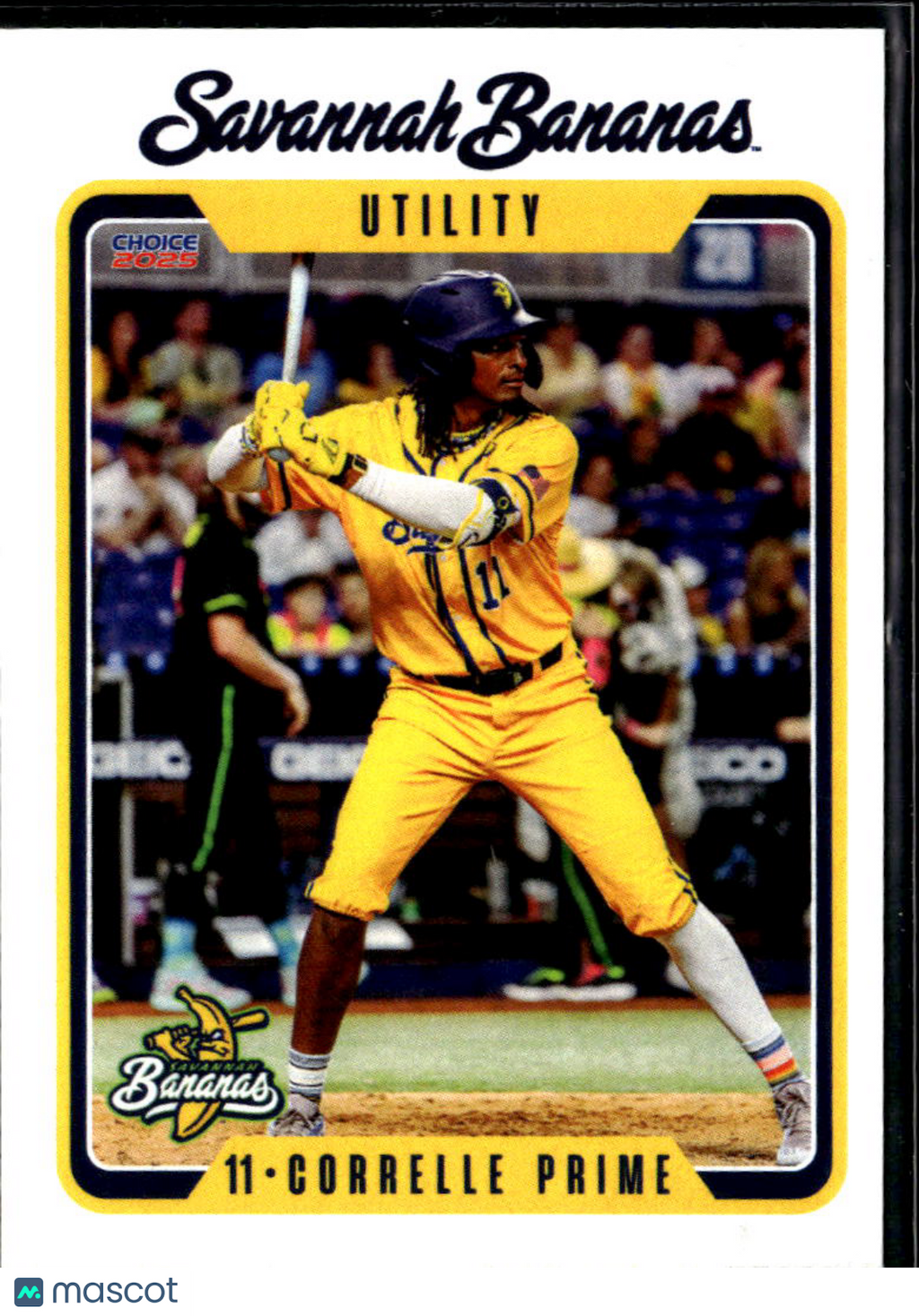 Correlle Prime 2025 Choice Savannah Bananas Savannah Bananas