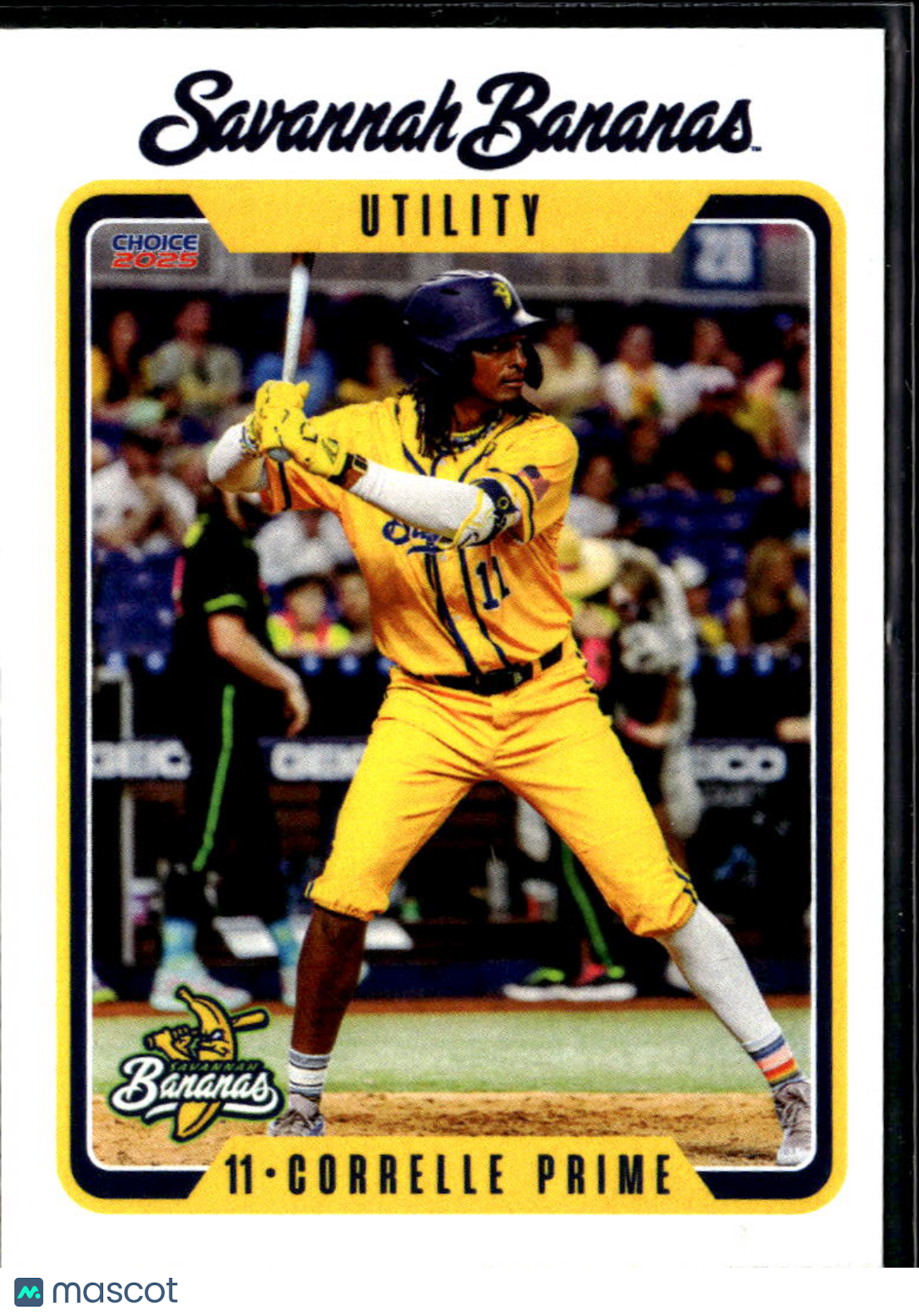 Correlle Prime 2025 Choice Savannah Bananas Savannah Bananas