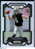 Aidan O'Connell 2023 Prizm RC Silver Prizm Rookie Las Vegas Raiders
