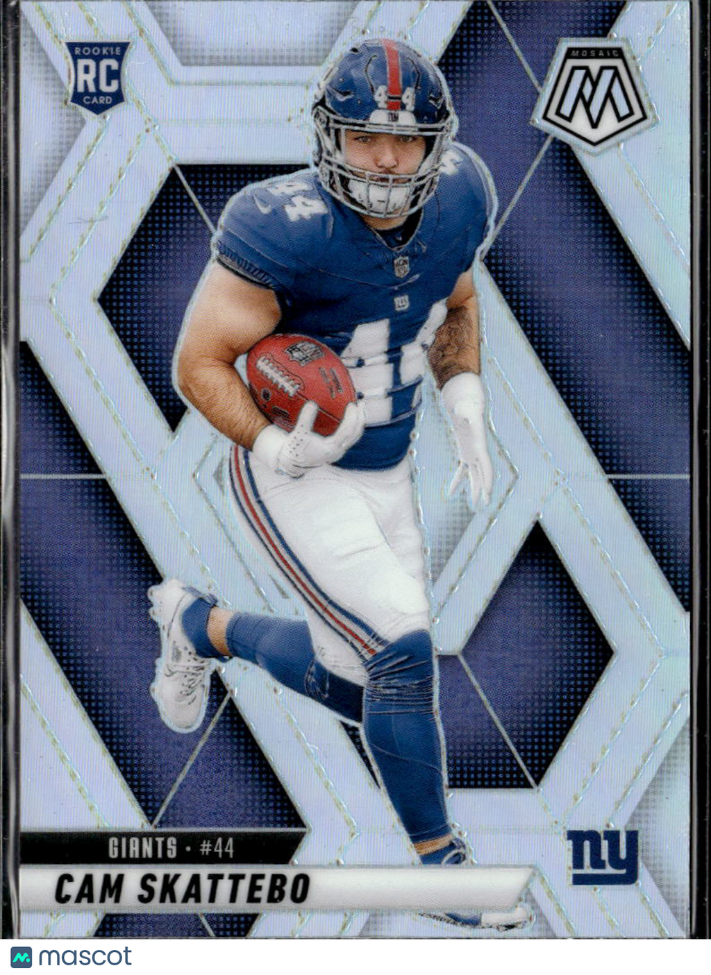Cam Skattebo 2025 Mosaic Silver Prizm Rookie RC New York Giants
