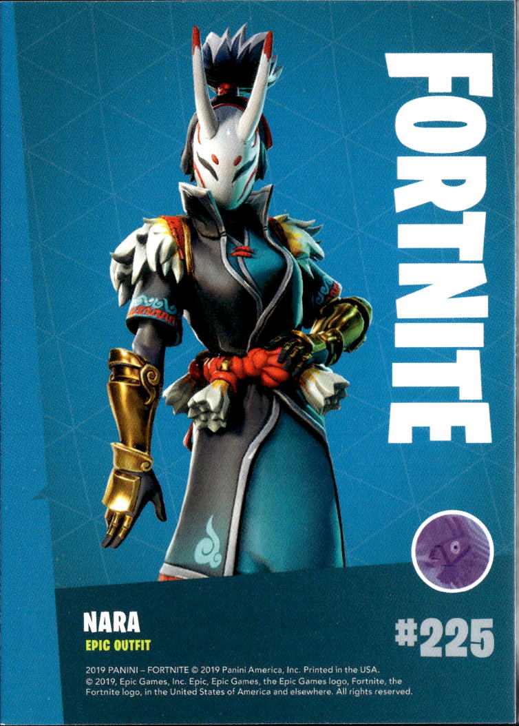 Nara 2019 Panini Fortnite EPIC Outfit #225