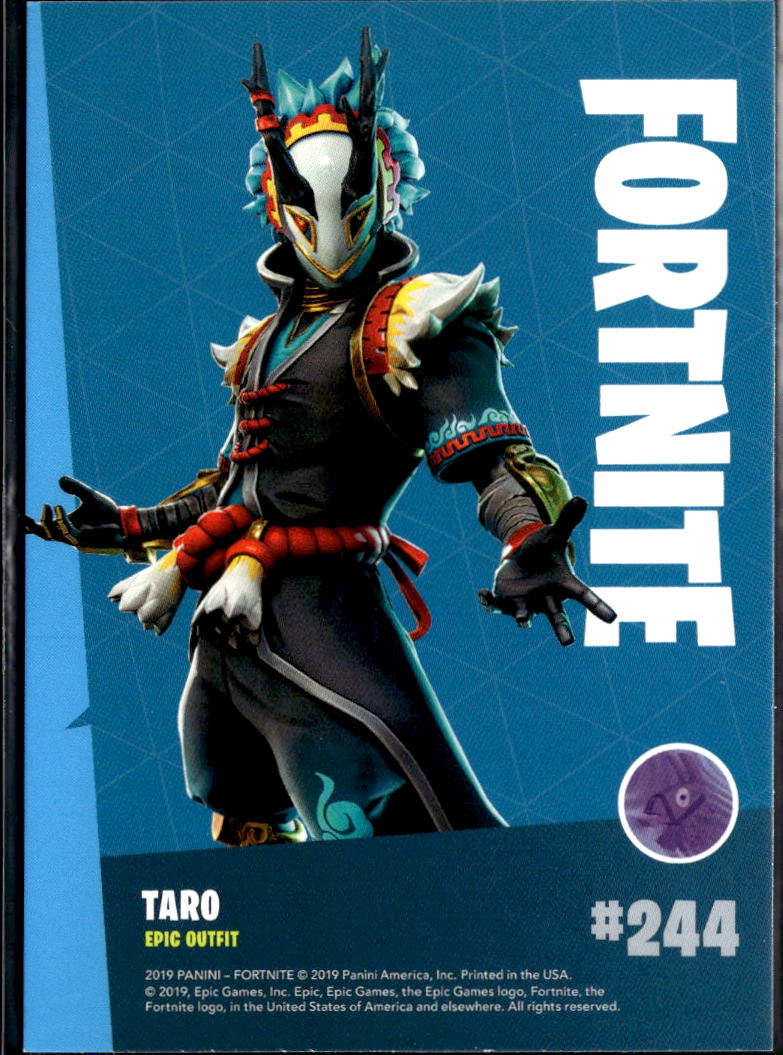 Taro 2019 Panini Fortnite Series 1 Epic Outfit #244