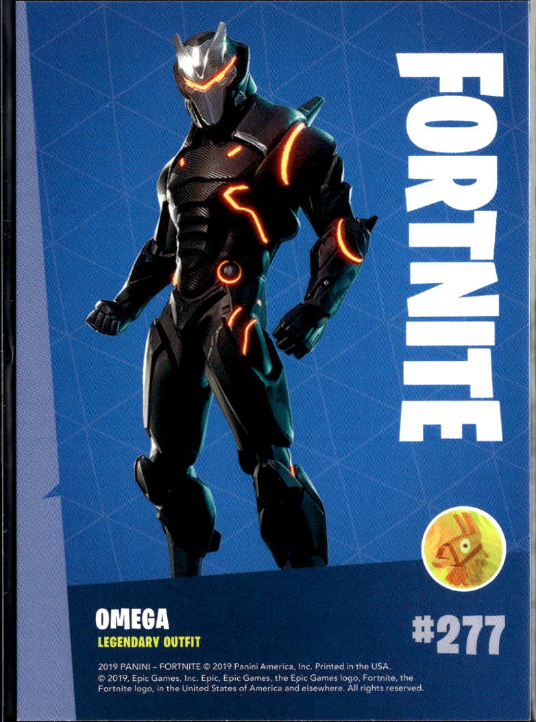 Omega 2019 Panini Fortnite LEGENDARY Outfit #277