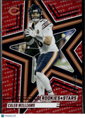 Caleb Williams 2025 Rookies & Stars Preferred Red 96/100 Chicago Bears