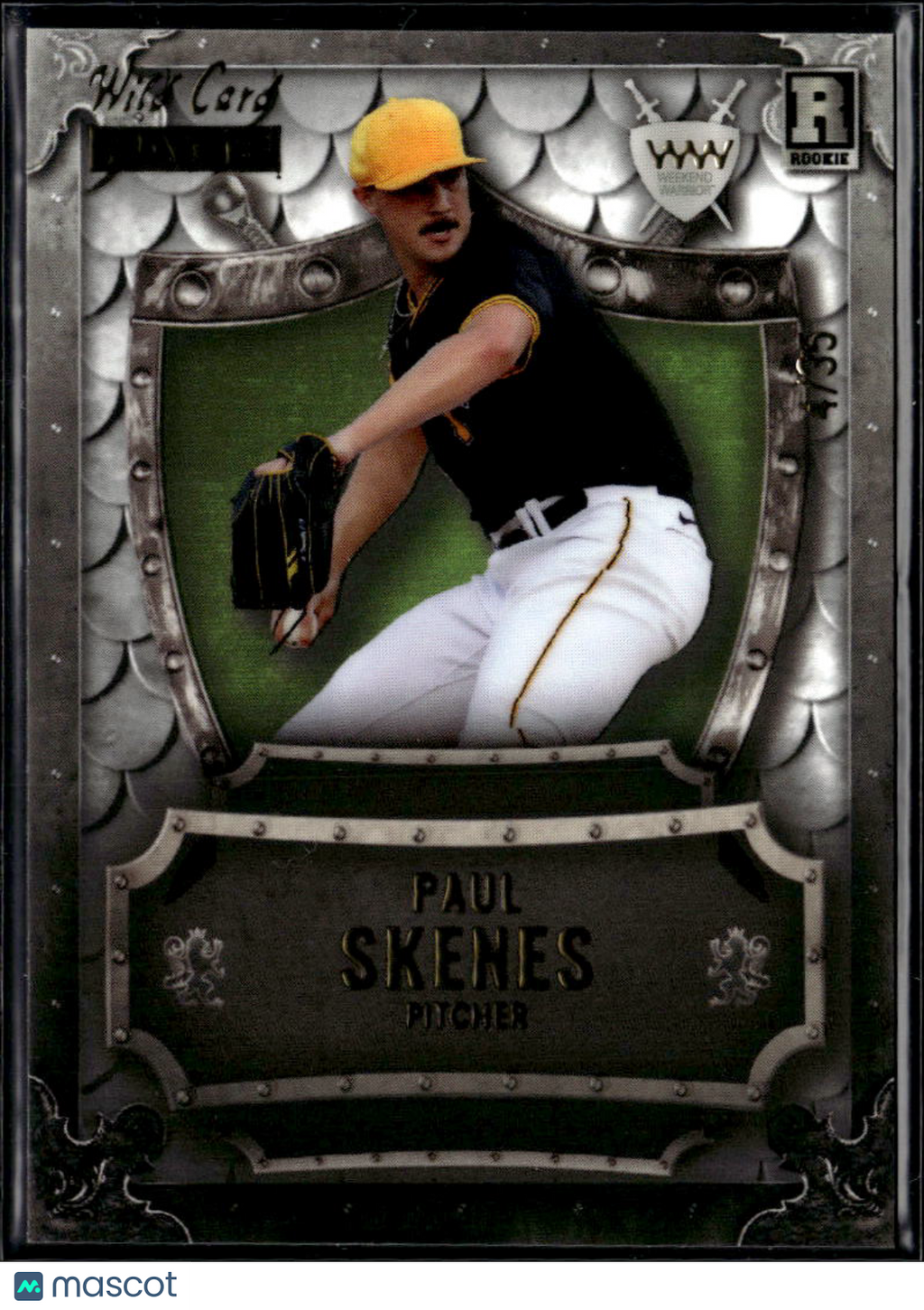 Paul Skenes 2024 Wild Card Weekend Warrior Rookie RC Pirates 4/35