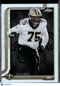 Taliese Fuaga 2025 Topps Chrome Lightboard SSP New Orleans Saints