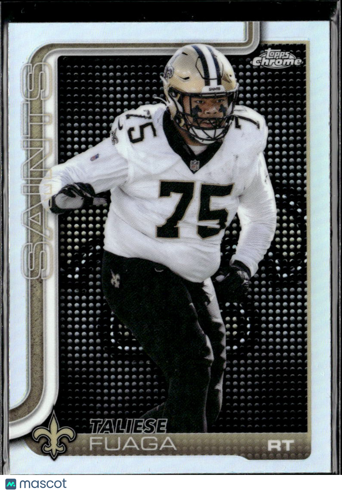Taliese Fuaga 2025 Topps Chrome Lightboard SSP New Orleans Saints