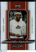 LeBron James 2004 Upper Deck All-Star Lineup Rookie Review Cleveland Cavaliers