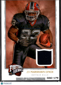 Marshawn Lynch 2008 Upper Deck Heroes Game Worn Patch 26/175 Buffalo Bills