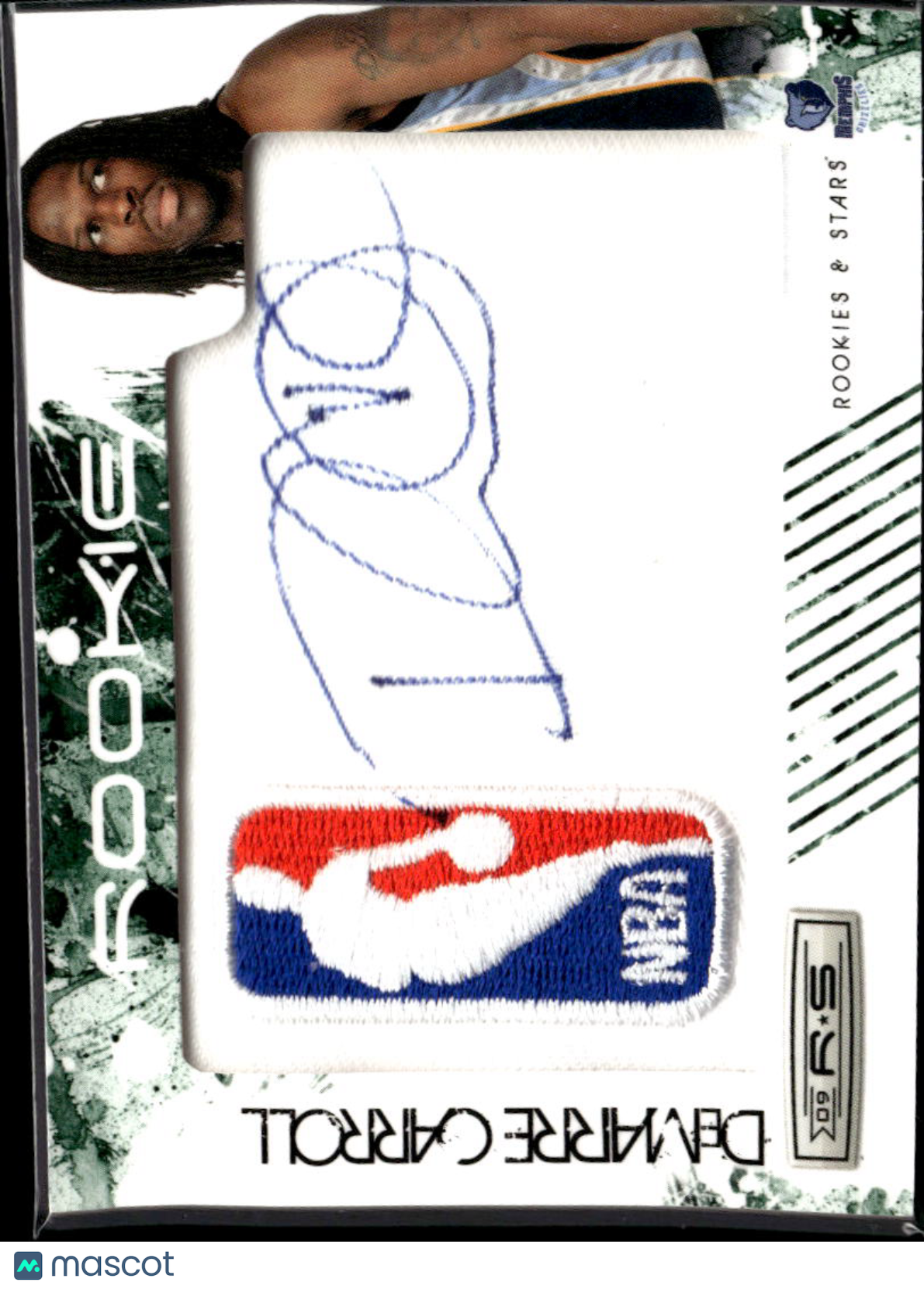 DeMarre Carroll 2009 Rookies & Stars Auto Autograph NBA LOGOMAN 2/5 Grizzlies