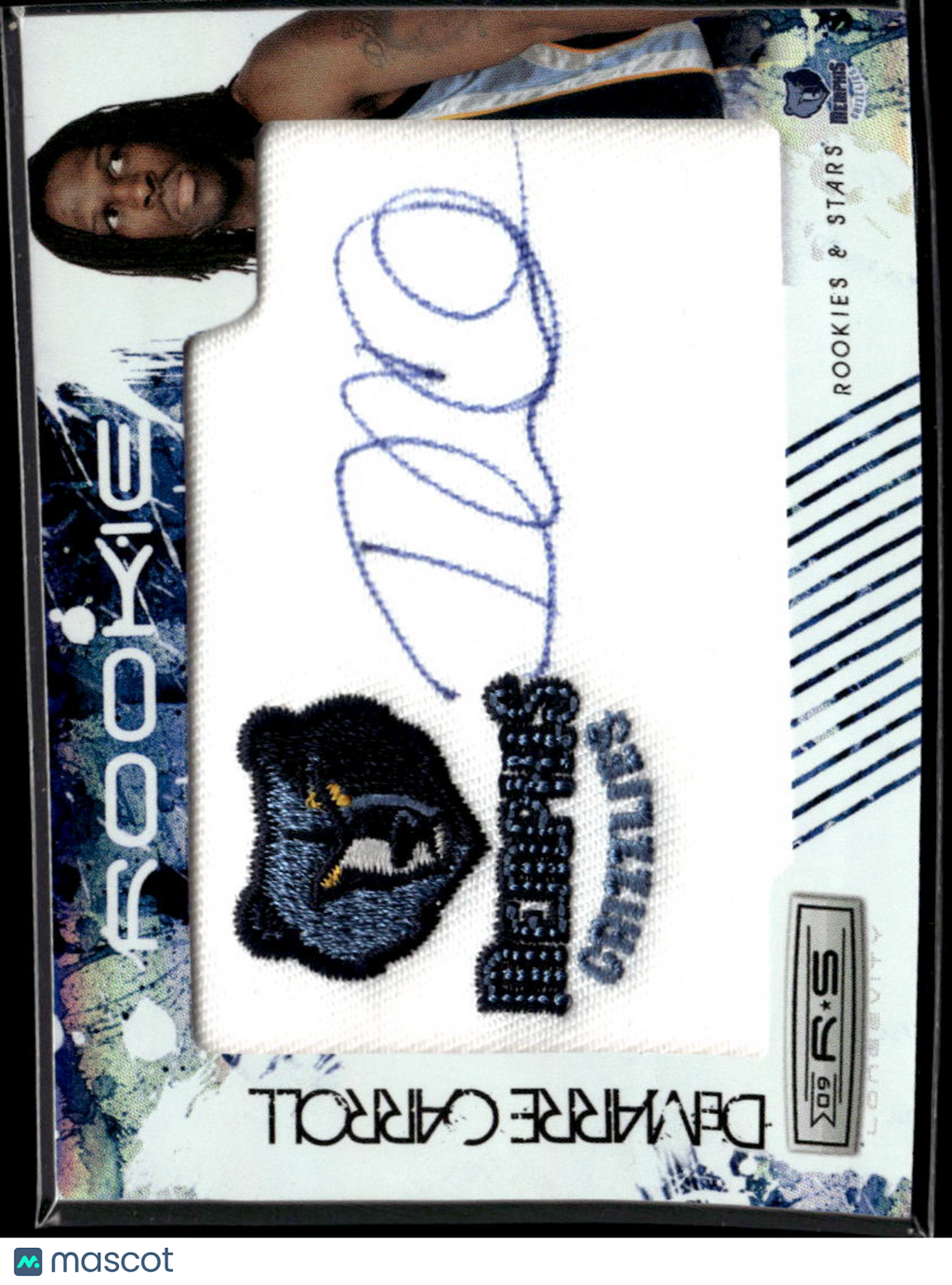 DeMarre Carroll 2009 Rookies & Stars Auto Autograph LOGO Patch 1/1 Grizzlies