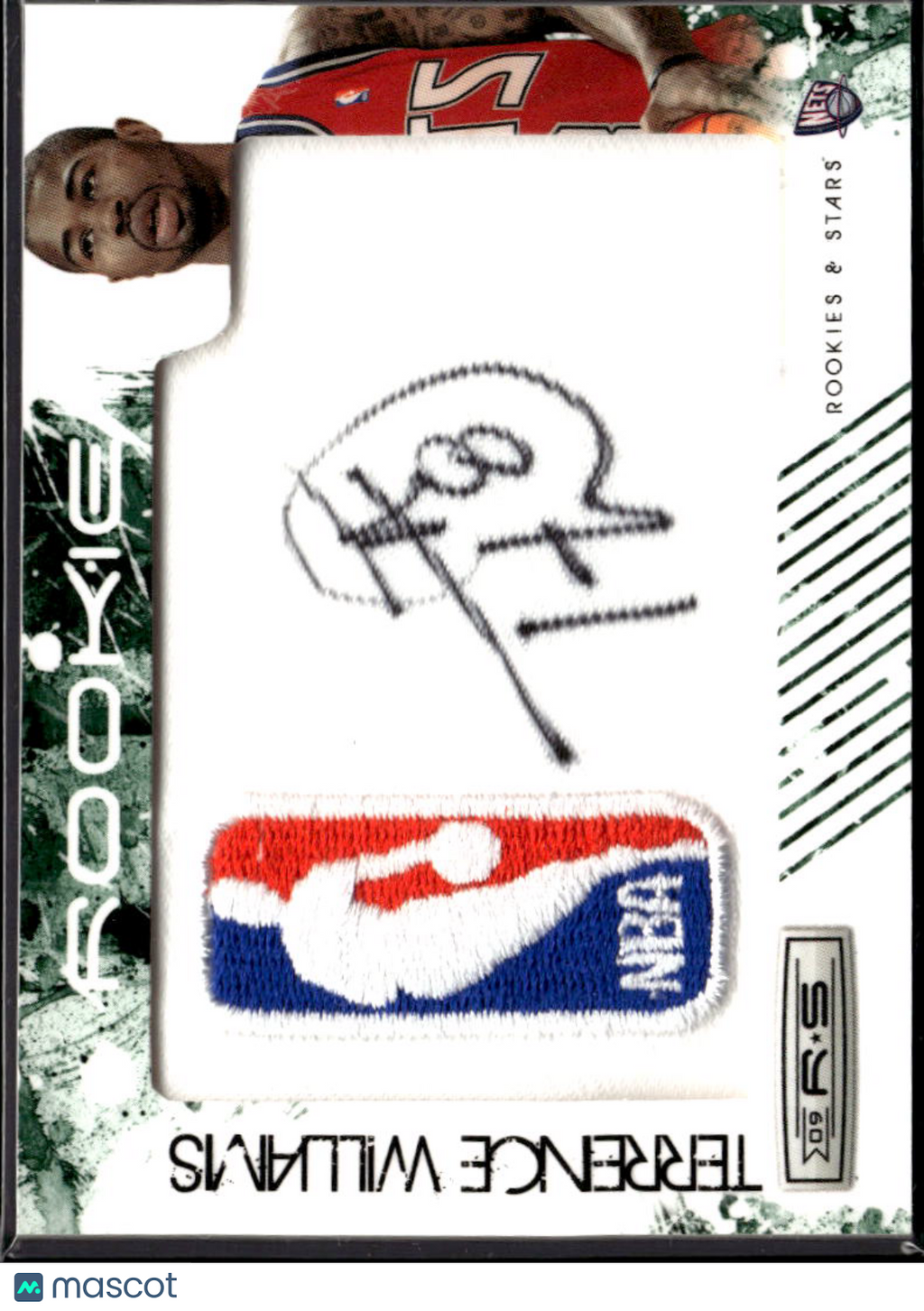 Terrence Williams 2009 Rookies & Stars Auto Autograph NBA LOGOMAN 3/5 Nets