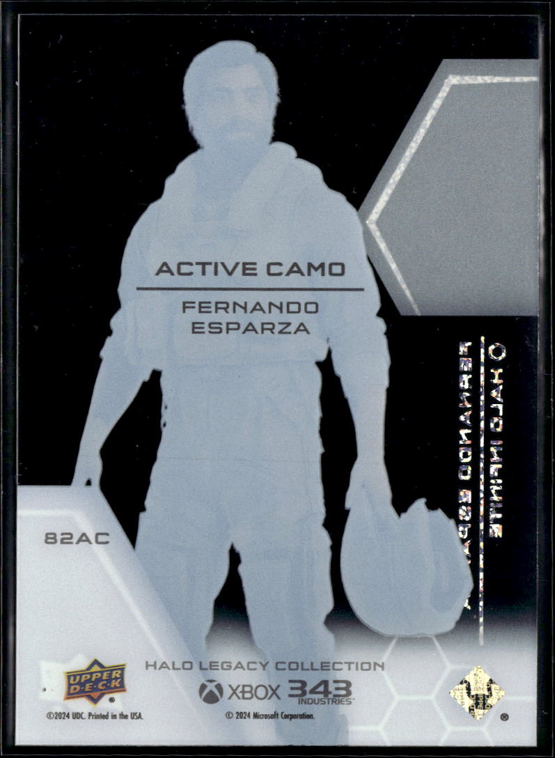 Fernando Esparza 2024 Upper Deck Halo Legacy Active Camo #82AC