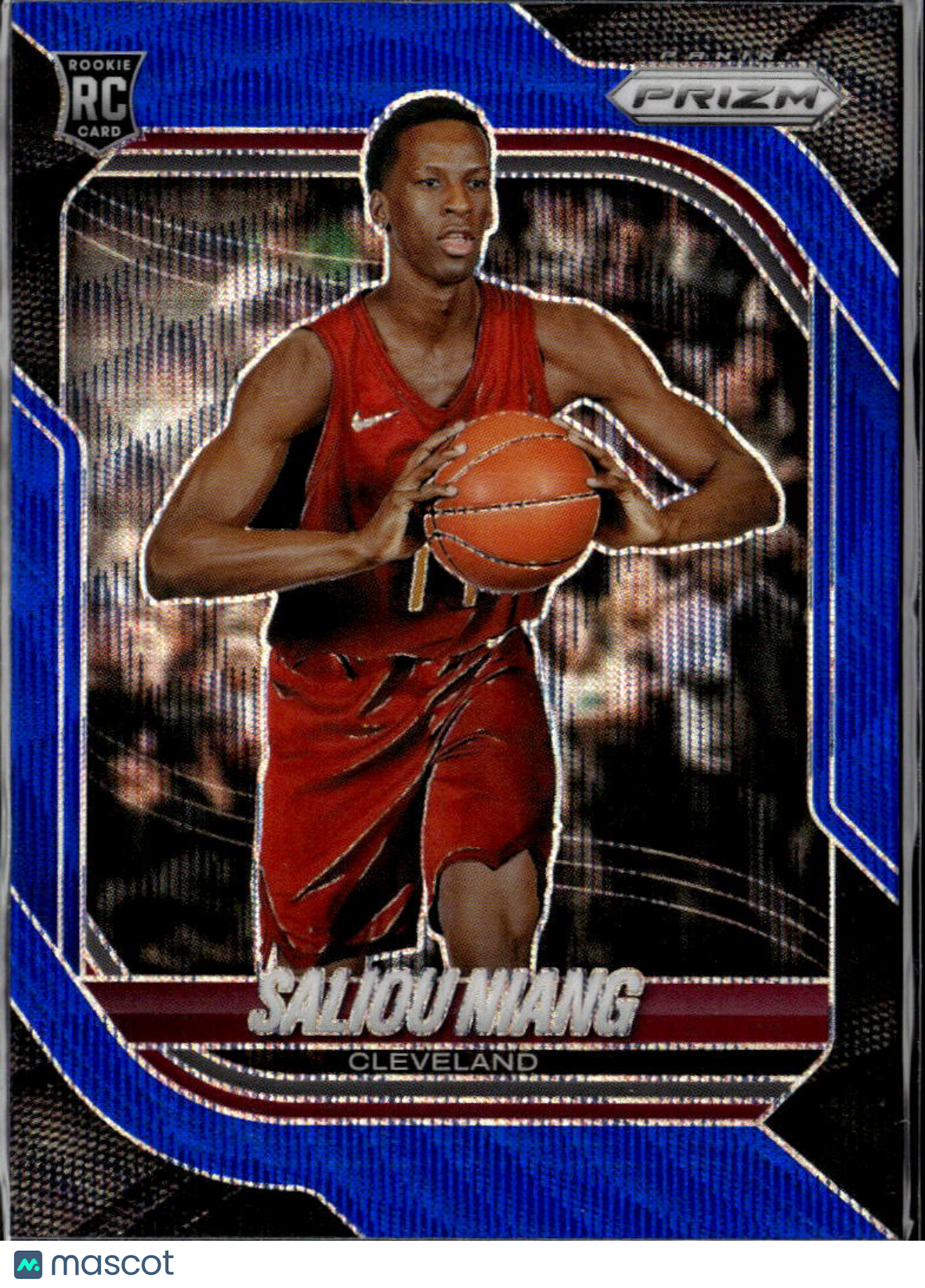 Saliou Niang 2025 Prizm Draft Picks RC Blue 190/249 Cleveland State Vikings