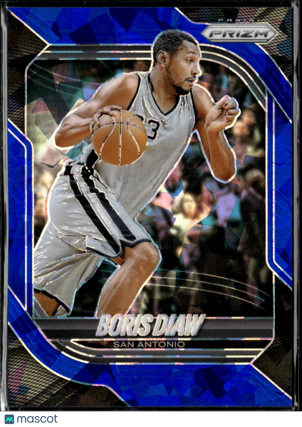Boris Diaw 2026 Panini Prizm Blue Ice 26/49 San Antonio Spurs