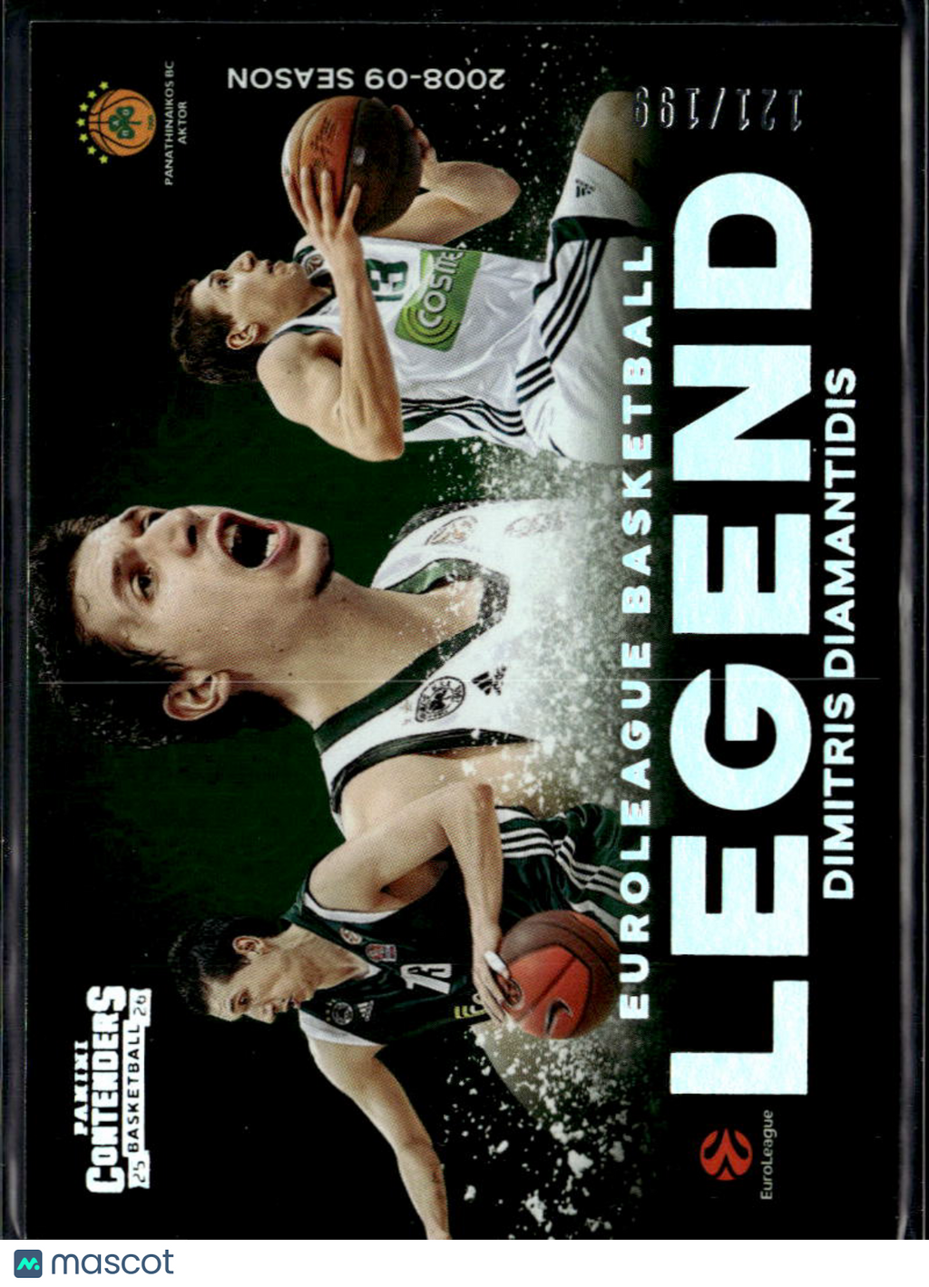 Dimitris Diamantidis 2026 Contenders EuroLeague 121/199 Panathinaikos BC Aktor