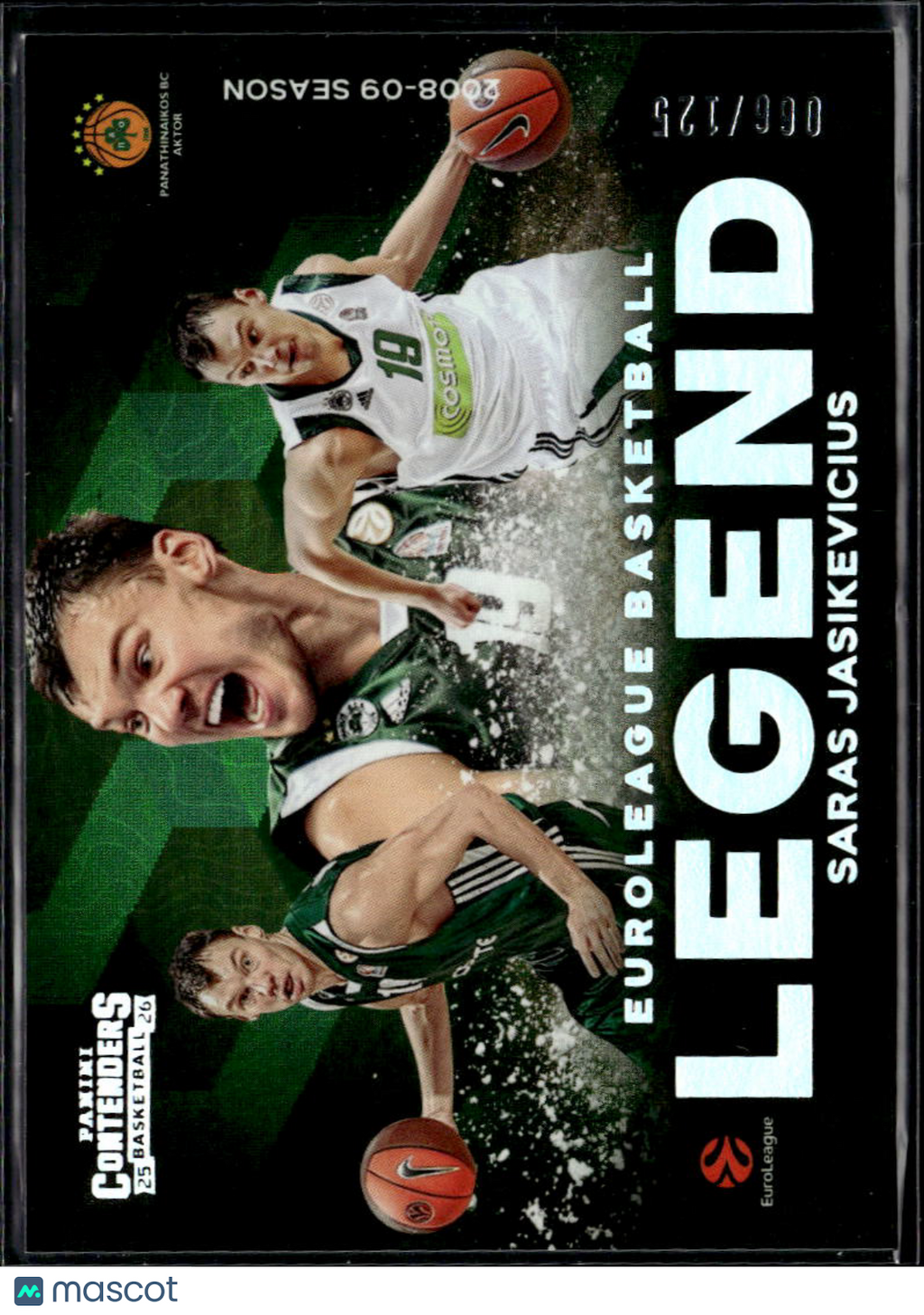 Saras Jasikevicius 2026 Contenders EuroLeague 66/125 Panathinaikos BC